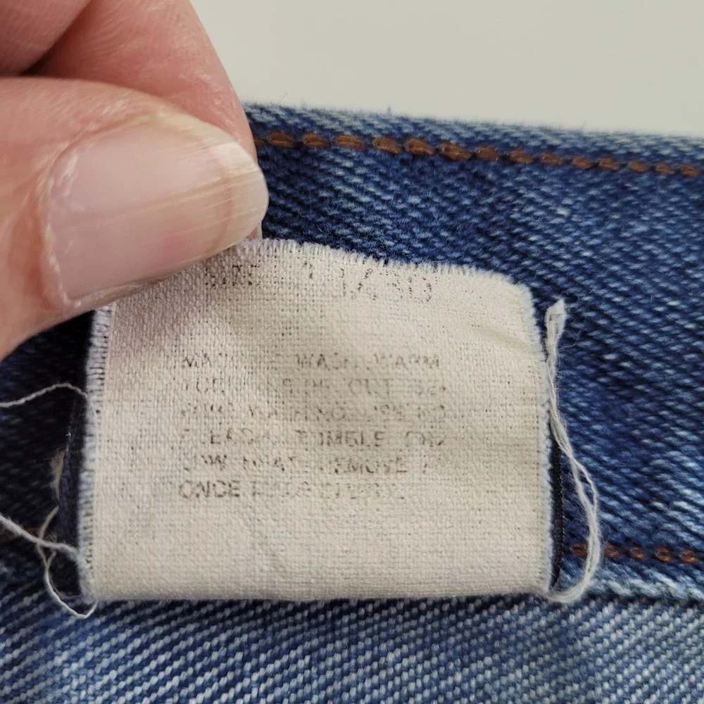 Long Haul Jeans Mens‎ 44x28 Blue Stretch Denim Vintage Made in USA Classic